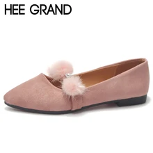 HEE GRAND/англичане Прозрачные ботинки слипоны балетки на плоской подошве удобная обувь Острый носок лианы Для женщин обувь на плоской подошве Размер 35–40 XWD6799