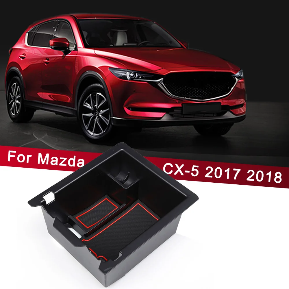 

Car Armrest Storage Box for Mazda CX5 2017 2018 Center Console Armrest Case Car Glove Box Auto Interior Accessories Styling