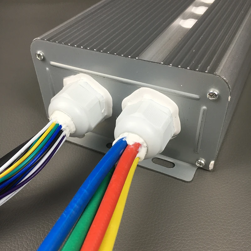 Бесщеточный контроллер 48V 72V 3000W 50A 24Mosfet 120 градусов фазовый Электрический