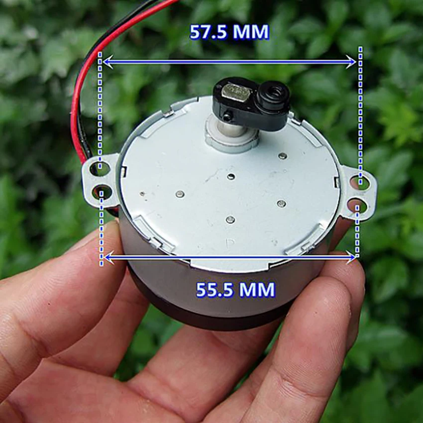 DC бесщеточный мотор редуктор DC12V 3 об/мин немой вентилятор большой крутящий