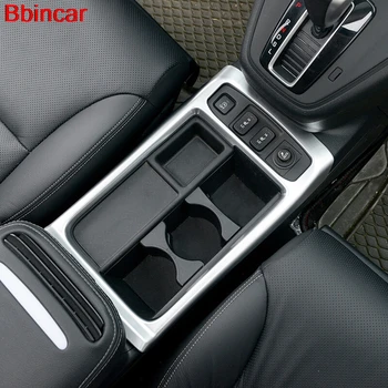 

Bbincar ABS Chrome Front Console Middel Water Cup Holder Trim Cover Frame 1piece For Honda CRV CR-V 2012 2013 2014 2015