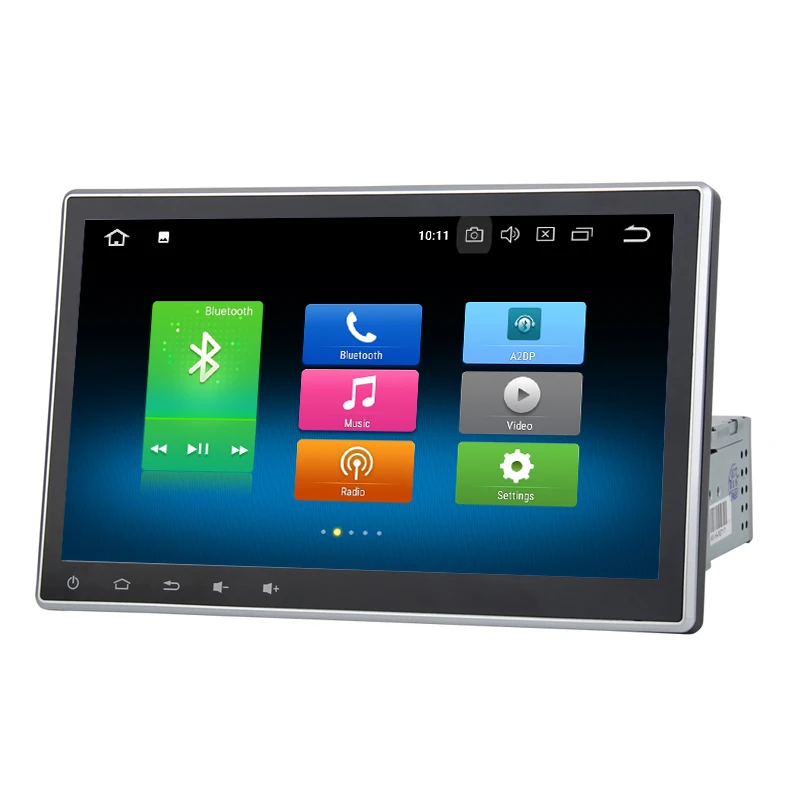 Discount PX5 Android 8.0 10.2inch 1din universal car radio gps Octa core 4G RAM 32G ROM wifi 4g usb Auto Stereo Multimed 2