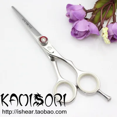 2016 New Professional Hair Cutting Scissors KAMISORI Japan Brand Barber Hairdressing Salon 440C Hot Shears 5.5