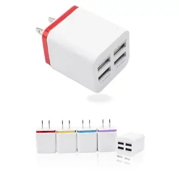 

4 port USB Charger quick charge For iPhone X 8 7 iPad Fast Wall Charger for Samsung S9 Xiaomi Huawei Mobile Phone Charger
