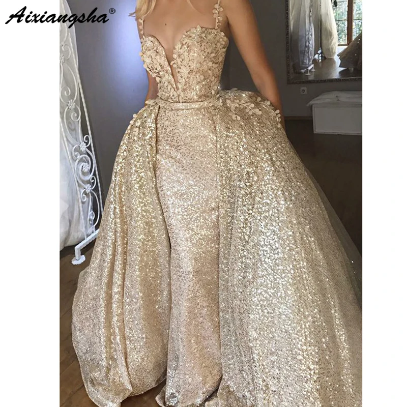 gold detachable train