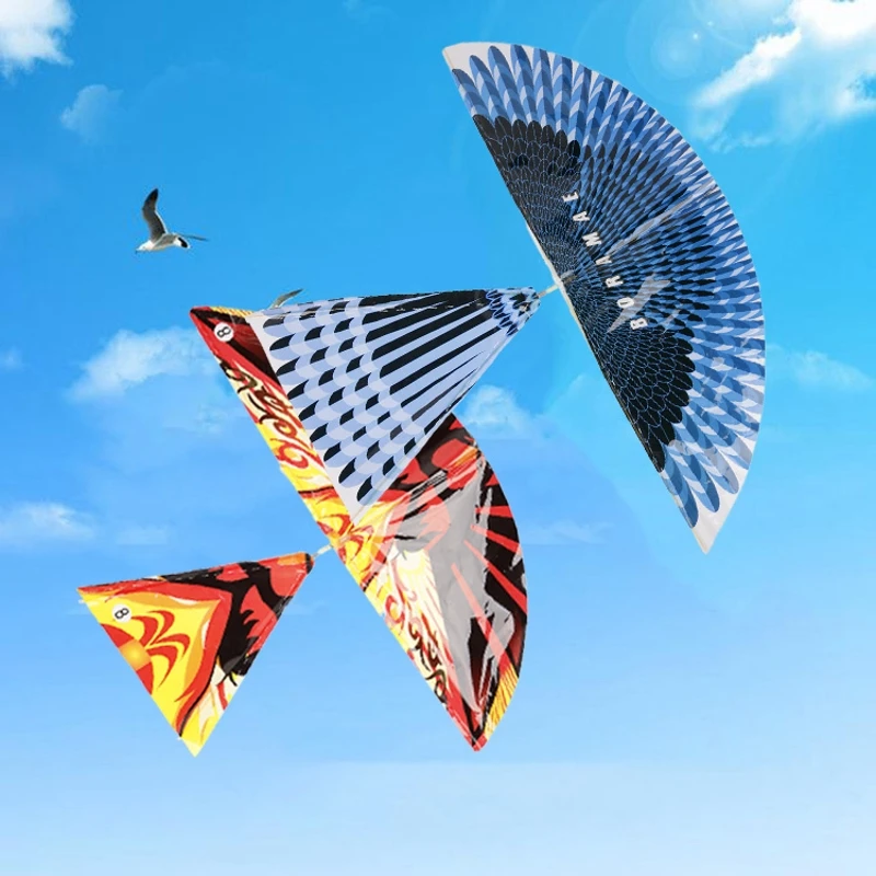 

Colorful Rubber Band Powered Flying Bird Windmill Funny Classic Toy For Children Color Random Delivery