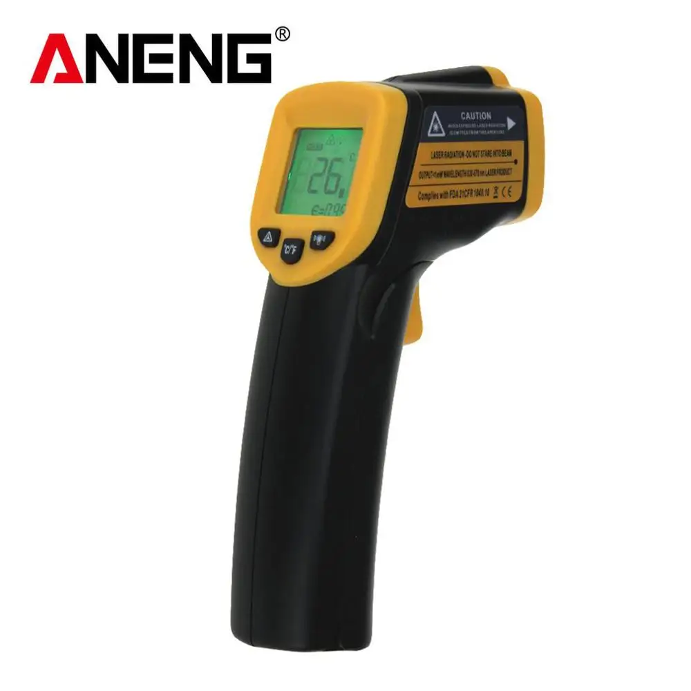 

ANENG Professional AN550A Infrared Thermometer LCD Digital Display Laser Temperature Meter Non-Contact Thermometer