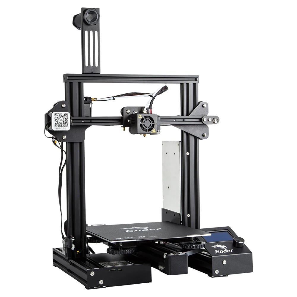 CREALITY 3D Ender-3/Ender-3X/Ender-3 برو طابعة مفتوحة بناء كبيرة طباعة حجم كامل معدن 3D دراكر Impresora الطاقة استئناف طباعة