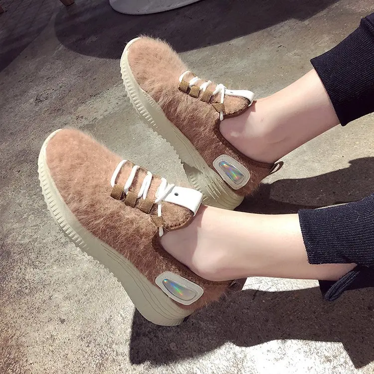 SWYIVY Casual Loafers Shoes Swomen Flat Flock Cross Strap 2019 Spring New Vulcanized Shoes Fashion Women