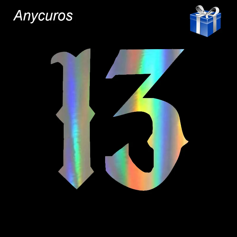 Anycuros Art шрифт 13 модные наклейки для стайлинга Автомобиля Виниловые кузова