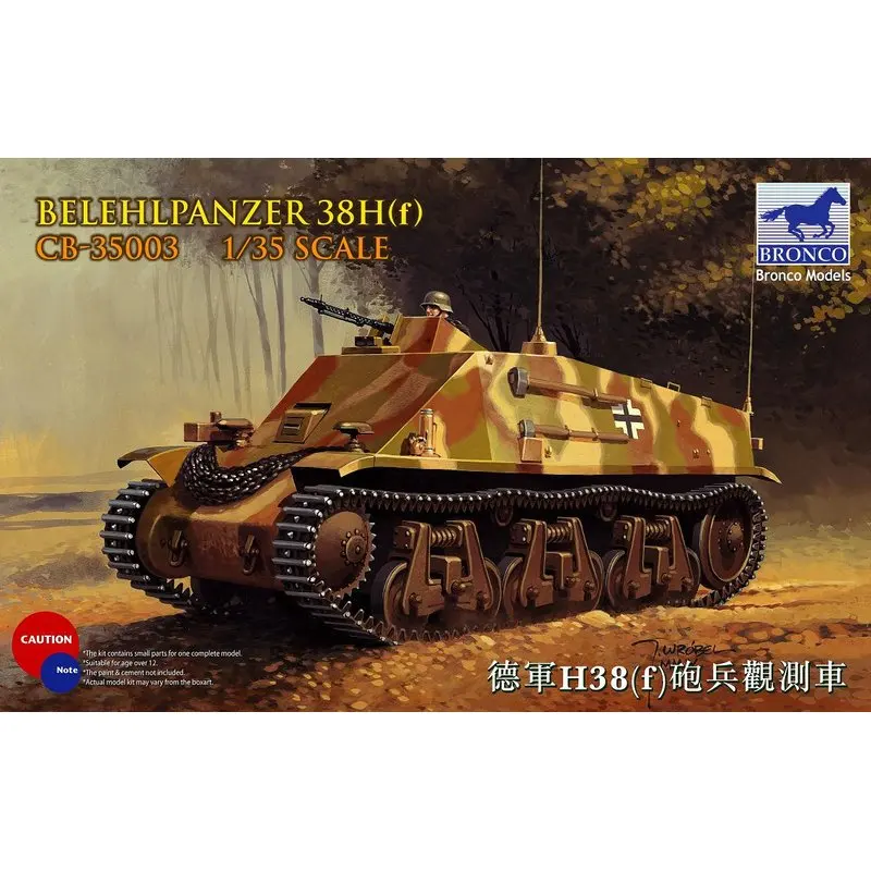 

BRONCO CB35003 1/35 Befehlpanzer 38H(f) - Scale Model Kit