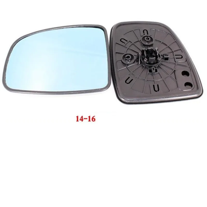Зеркало заднего вида с автоматическим затемнением, синее боковое зеркало с подогревом для Honda Fit - Цвет: No Indicator