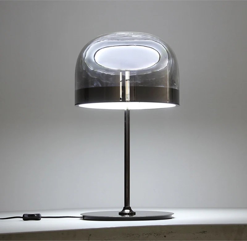Modern Nordic Minimalist Metal Glass Table Lamp Italy Design Rose Gold Table Light Bedside Lamp For Living Room Study Bedroom (14)