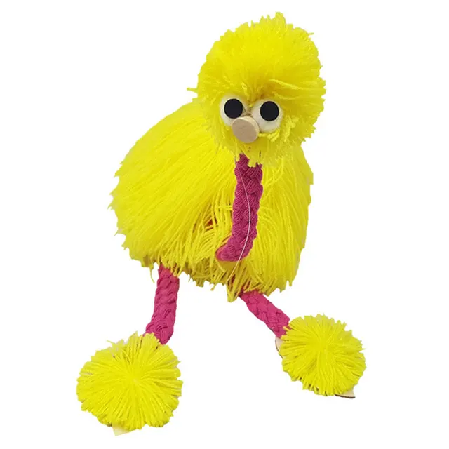 2PCS Traditional Gifts Kids Ostrich Shape Children Toys Rope