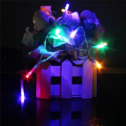1 комплект Красочные Светодиодные ленты RGB лампы 10 Светодиодные ленты свет Рождество Свадебная вечеринка Декор Строка сказочных огней