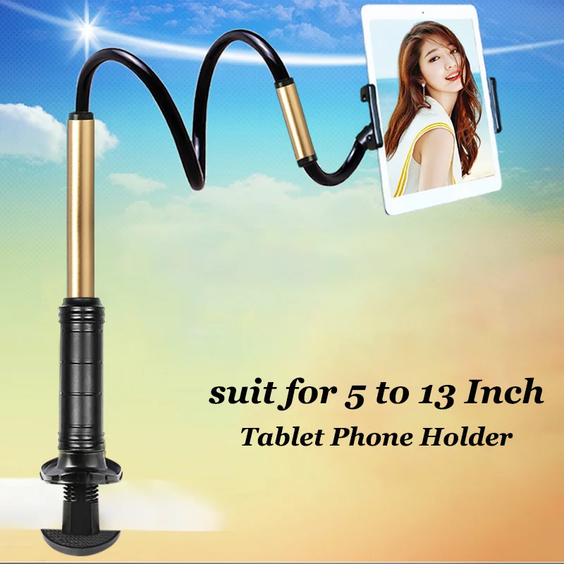  Vmonv 130cm Desktop Tablet Phone Stand Holder Adjustable Mount For Ipad Tablet 4 To 12.9 inch Bed T
