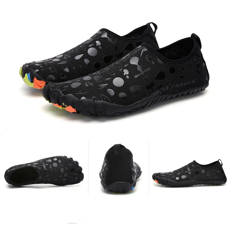 Water Shoes Aqua Shoes Plus Size Upstream Men Women Beach Fishing Swimming Outdoor Wading Sea Gym Shoes Sneakers Men Socks