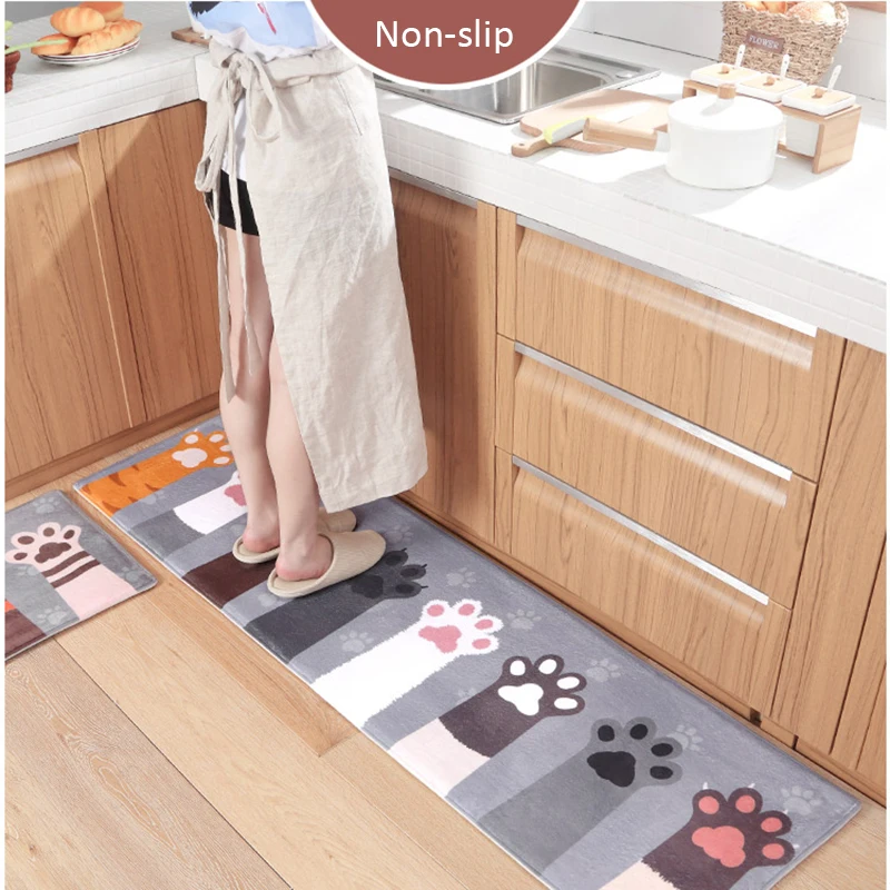 коврик на кухню для кухни коврики ковер прикроватный пол|rug kitchen|kitchen rugsprinted mat |