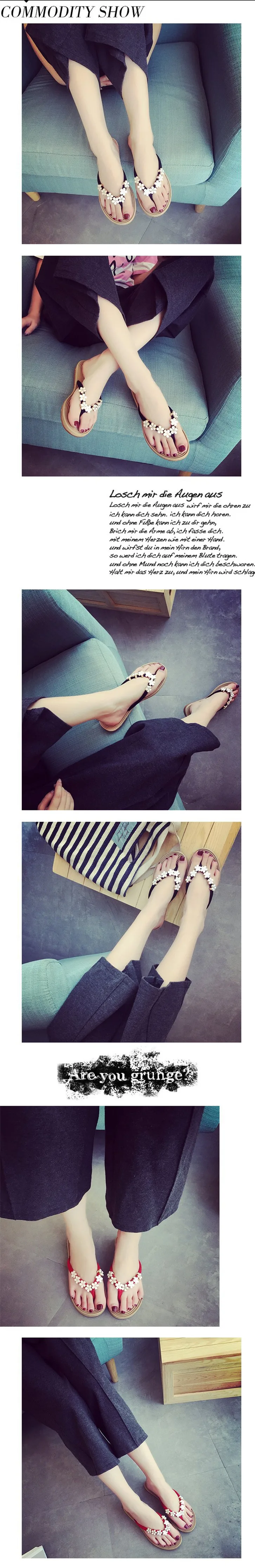 2018 gadis sandal jepit sandal floral bunga indah busana luar musim 6 3 4 5 8