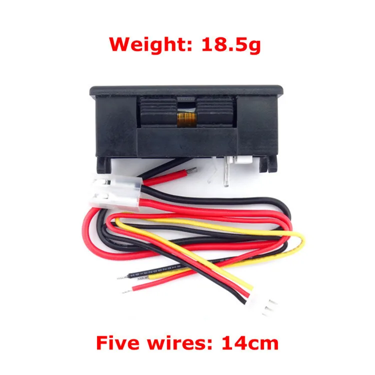 RD 100 v/33v10A 7в1 OLED Многофункциональный тестер напряжения, тока, температуры, емкости Вольтметр Амперметр, Электрический измеритель белого цвета