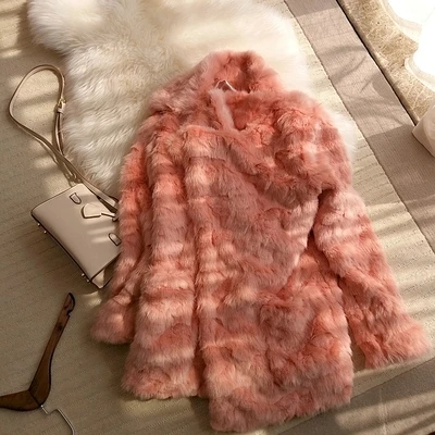 

2018 New Style High-end Fashion Women Faux Fur Coat S31