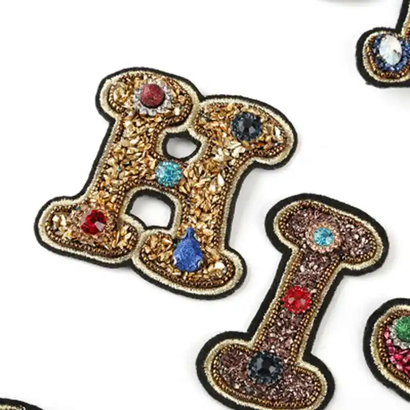 English letter patches