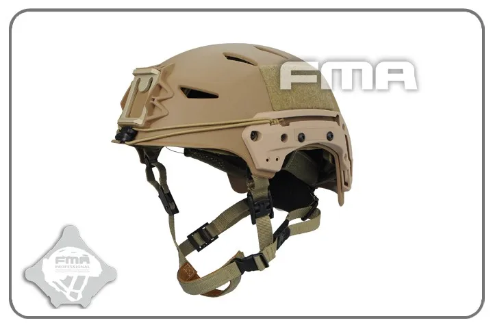 Спортивные шлемы военные новые TB-FMA BUMP EXFLL Lite Тактический шлем черный AirsoftSports Пейнтбол Боевая Защита