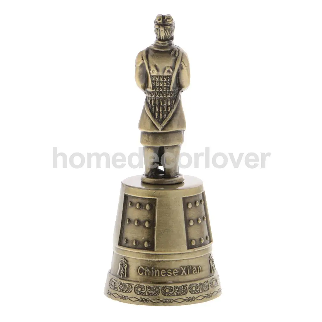 

Alloy Bronze Handicraft Captain Bell Terracotta Army Figures Desk Ornament
