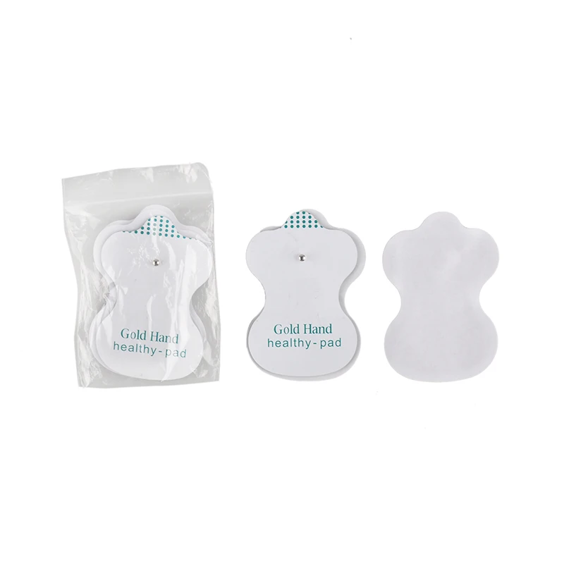 50 шт./лот белые электродные накладки для иглоукалывания цифровой терапевтический массажер для похудения Массаж не гвоздь