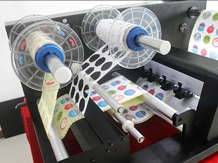 Высокая Скорость ролл корма Стикеры резак ярлык умирает автомат для резки