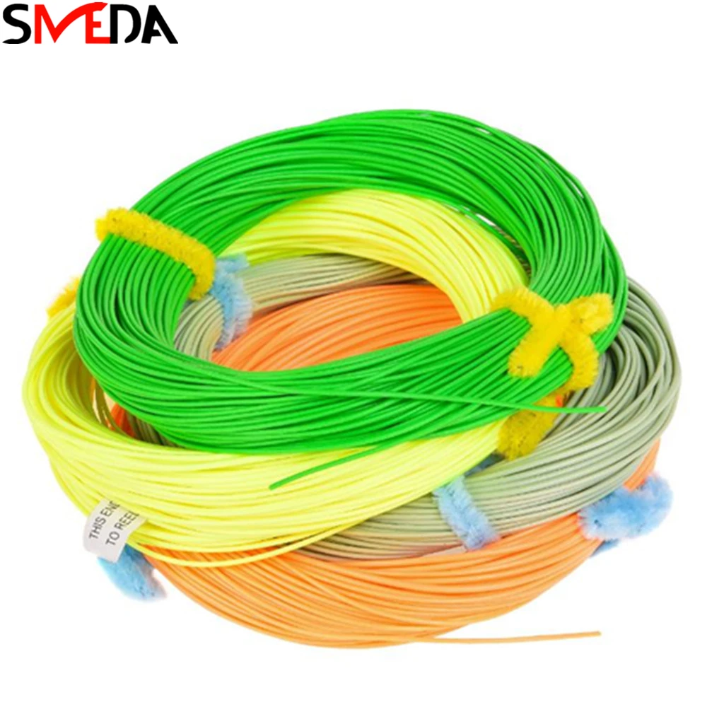 

100FT Fly Fishing Lines 4/5/6/7/8F Weight Forward Floating Weight Forward Fly Line Floating Fly Fishing Line With Welded Loop