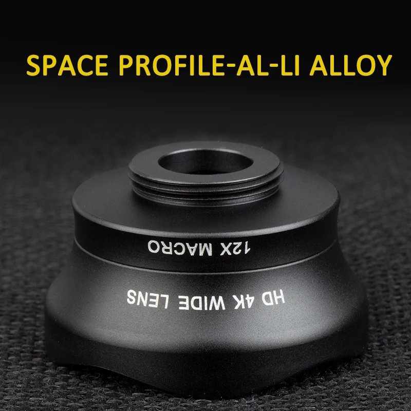 

Nulaxy 2 in 1 Mobile Phone Lens 4K HD wide angle lens+12x macro phone camera lens for iPhone X 7/8 plus Samsung smartphone
