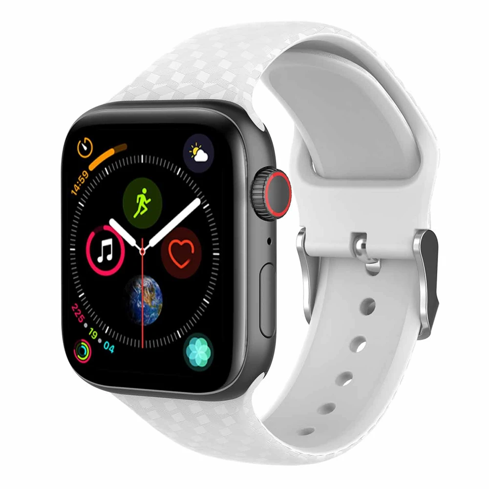 Красочный мягкий силиконовый спортивный ремешок для наручных часов Apple Watch серии 1 2 3 4 38 мм 42 мм резиновый ремешок для наручных часов IWatch, версия Series4