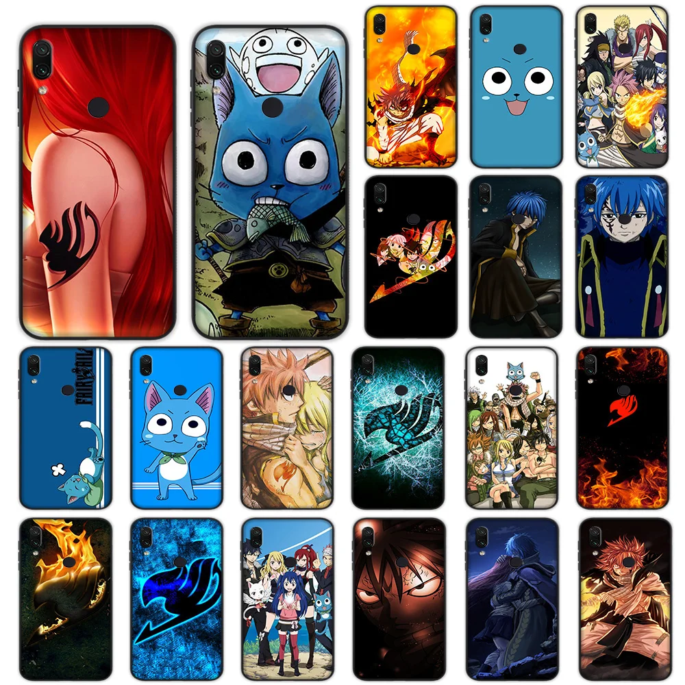 

Fairy Tail Soft Case for Xiaomi Redmi Note 4 4X 6 7 8 Pro 5 Plus 5A 6A Cover