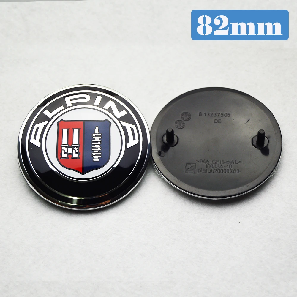 

1pcs Front Hood Badge Emblem Rear Trunk Logo wheel hubs 82mm Epoxy Resin Cover for E34 F10 F20 E92 E38 E91 E53 E70 X5 X3 X6