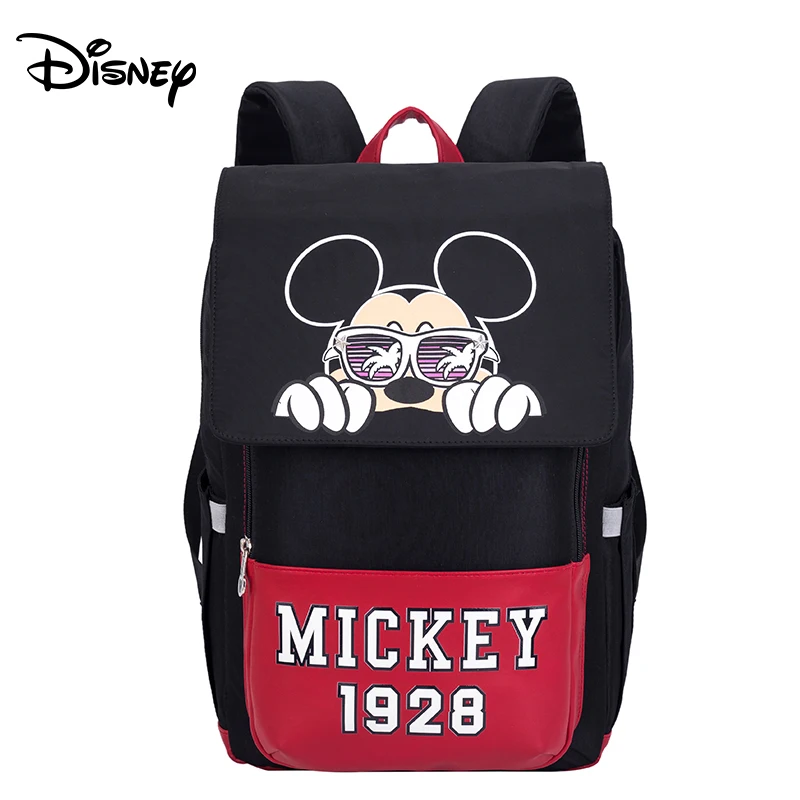 Disney пеленка сумка рюкзак Детская сумка для беременных Минни Микки большая емкость путешествия Оксфорд Кормление ребенка сумка для мамочек преддизайн