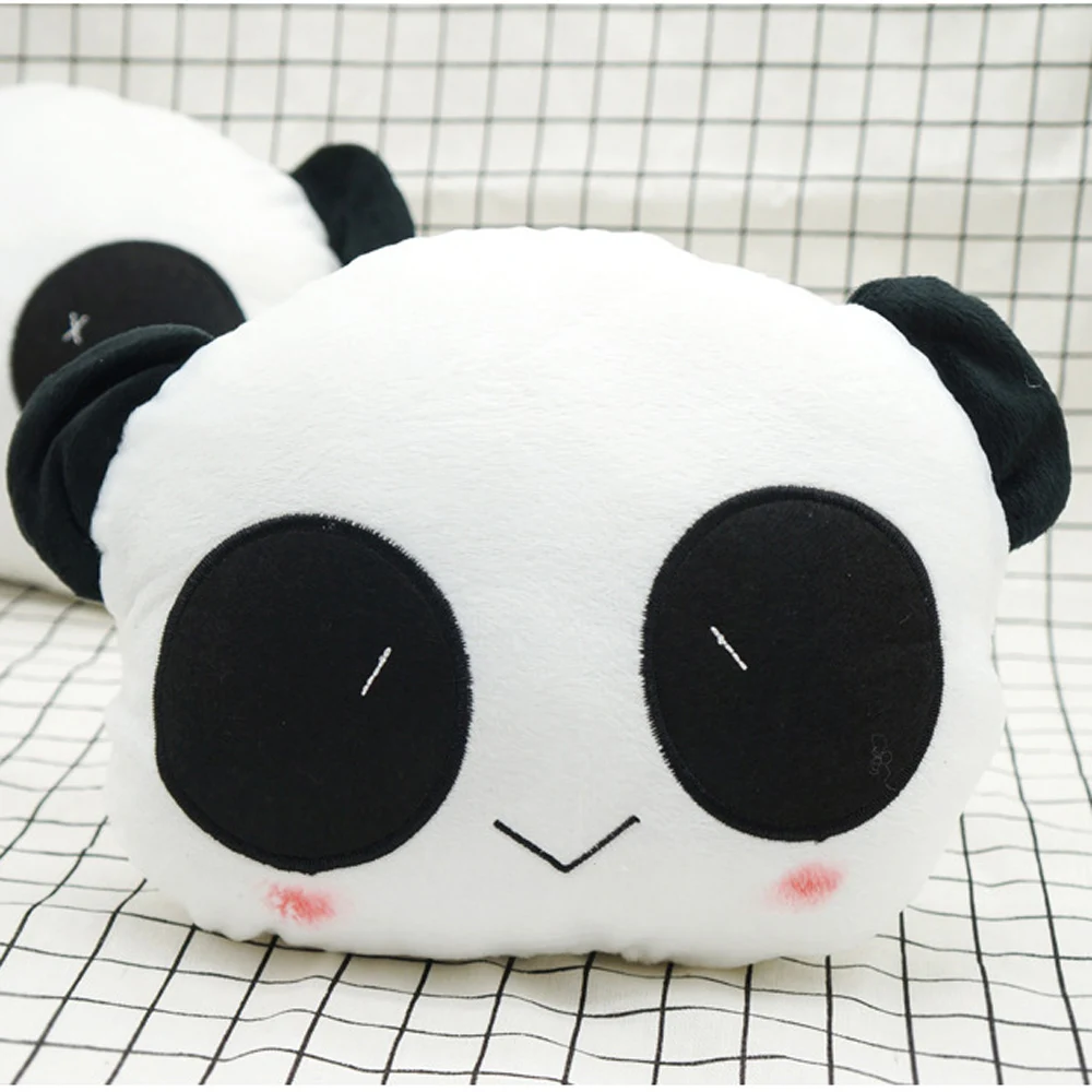 21 5 17 5 9cm AUTO car styling Cute Cartoon Panda Plush Auto Waist Cushion Car