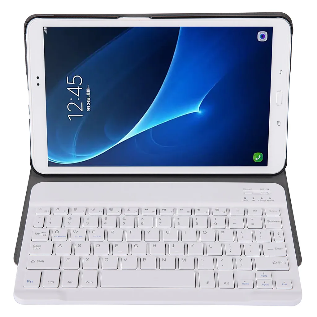 VOBERRY клавиатура Беспроводная Bluetooth клавиатура для samsung Tab A T580/T585 10,1 дюймов ультра-тонкий из искусственной кожи чехол Smart Cover#2