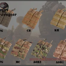 Emerson модульный Открытый Топ Двойной подсумок для 5,56 военный Пейнтбольный боевой шестерни EM6354