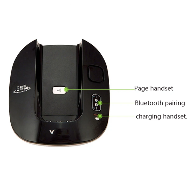 2 4 ГГц DECT6.0 Bluetooth беспроводной телефон для дома офиса стационарный с одним и двумя