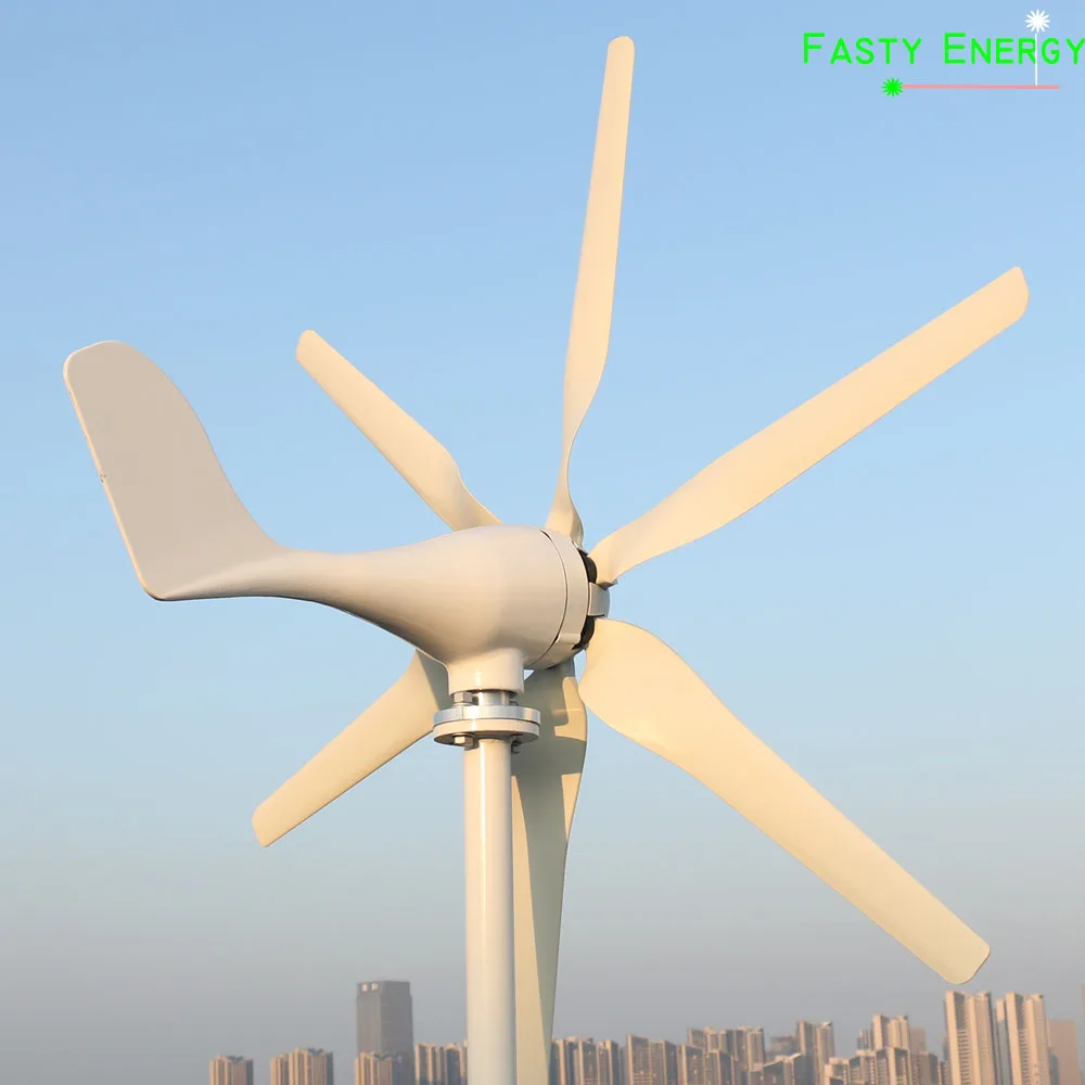 Online 800w Neue Energie Wind energie effiziente 12 v 24 v 48 V wind turbine generator mit MPPT controller für den heimgebrauch