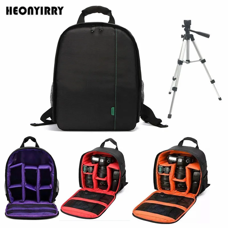 

Waterproof Digital DSLR Camera Video Bag Multi-functional Small DSLR Nikon Canon Camera Backpack for Photographer Photo Bag