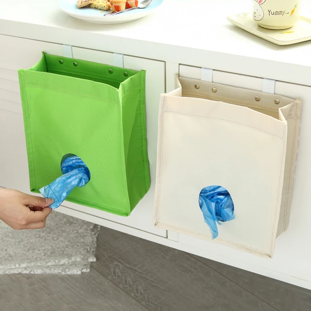 Best Offers Creative Kitchen Extract Garbage Bags Storage Bag Cabinets Oxford Cloth Bag Kitchen Finishing Organizers Home Storage Gadget 