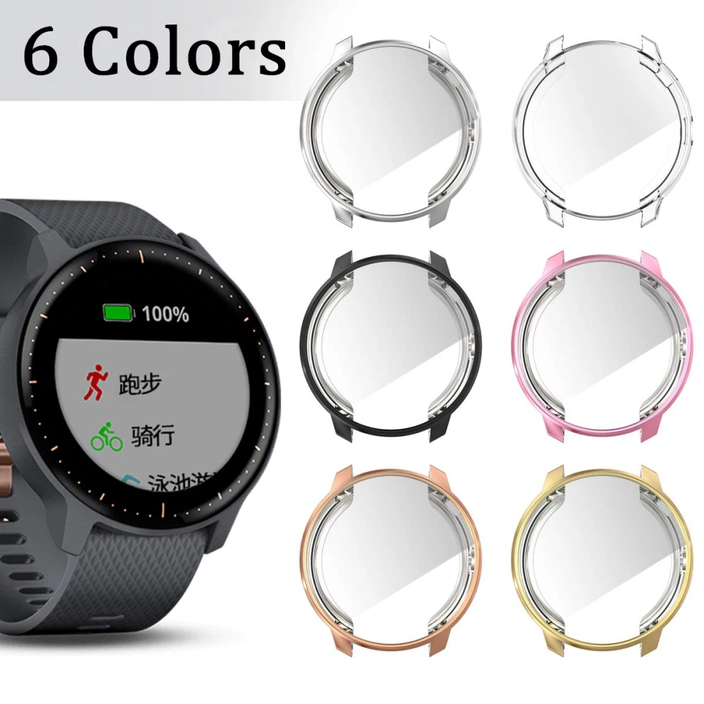 Чехол для Garmin Vivoactive 3 Music Smart Watch Защитная крышка для экрана ультра-тонкий устойчивый к царапинам корпус ремешок для часов аксессуары