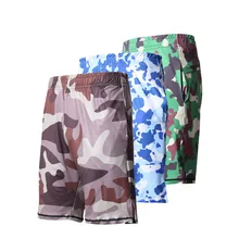 Летние шорты для фитнеса камуфляжные Шорты повседневные эластичные талии мужские тренировка для бегунов короткие брюки быстросохнущие крутые короткие брюки