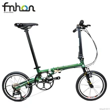 Fnhon Gust CR-MO стальной складной велосипед 1" 305 349 Minivelo мини веловелосипед городской коммутирующий велосипед V тормоз 9 скоростей