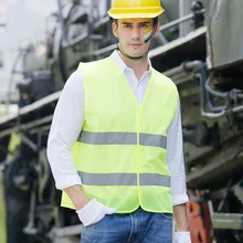 Светоотражающий Жилет Верхняя рабочая одежда бег гонка жилет Флюоресцентный светоотражающий 360 градусов высокая видимость