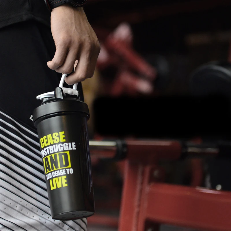 TECHOME Protein Shaker Blender Shaker Bottle Mixer Bottle Drink Whisk Bottle Cocktail Gym For Hiking Climbing