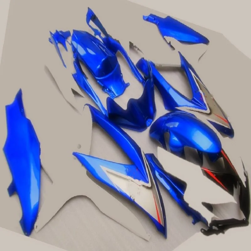 Инъекция Bodywok синие белые мотоциклетные Обтекатели для Suzuki GSXR GSX-R 600 750 GSXR600 GSXR750 2008