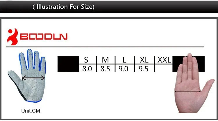 Boodun Зима полный палец велосипедные спортивные велосипедные перчатки аксессуары дорожный горный велосипед Силиконовые Нескользящие дышащие перчатки
